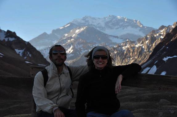 Ponto de observação do Monte Aconcágua, na Argentina